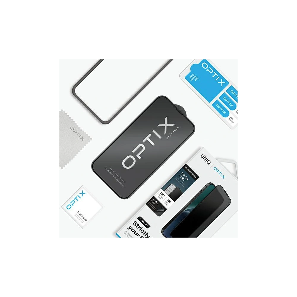 Hurtownia GSM - Gehärtetes Glas privatisierend UNIQ Optix Privacy Apple iPhone 15 Plus - UNIQ1137 - {ean13} - Hurt