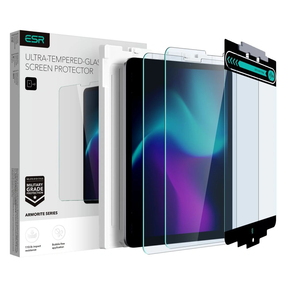Wholesale ESR Armorite Apple iPad Air 10.9 2020/2022 (4, 5 gen) / iPad Pro 11 2020/2022 (3, 4 gen) Clear [2 PACK] - ESR789 - {ean13} - Hurt