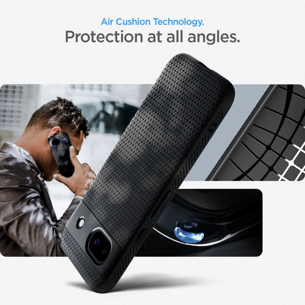 Hurtownia GSM - Etui Spigen Liquid Air Google Pixel 8a Negru Mat - SPN3397 - {ean13} - Hurt