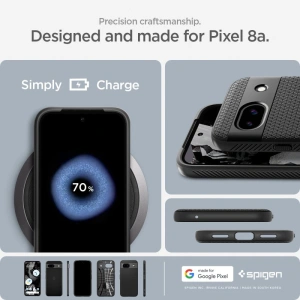 Hurtownia GSM - Etui Spigen Liquid Air Google Pixel 8a Matná Černá - SPN3397 - {ean13} - Hurt