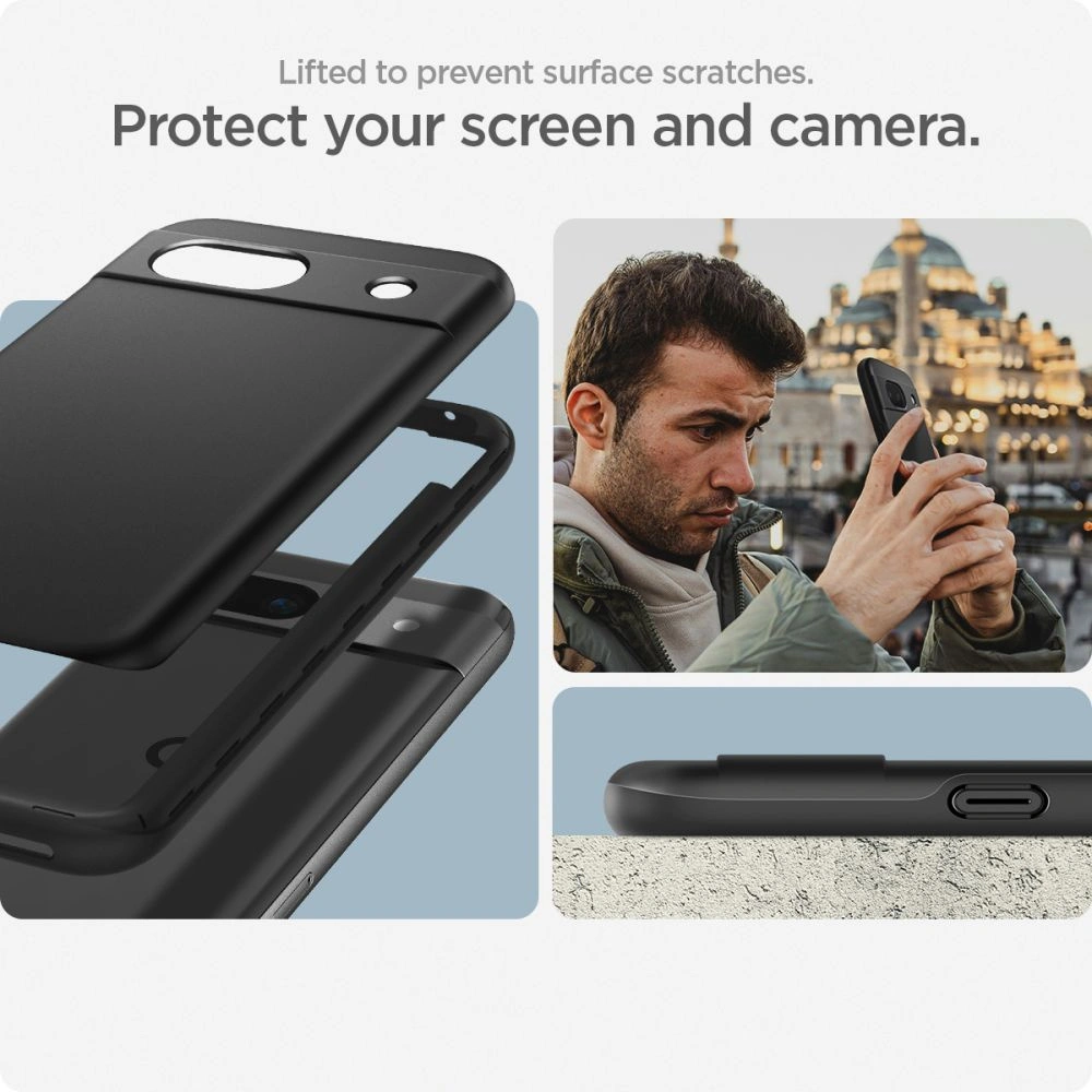 Hurtownia GSM - Etui Spigen Thin Fit Google Pixel 8a Negru - SPN3398 - {ean13} - Hurt