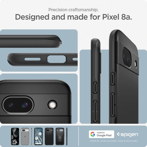 Etui Spigen Thin Fit Google Pixel 8a Black