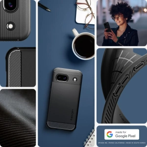 Hurtownia GSM - Etui Spigen Rugged Armor Google Pixel 8a Matná černá - SPN3399 - {ean13} - Hurt