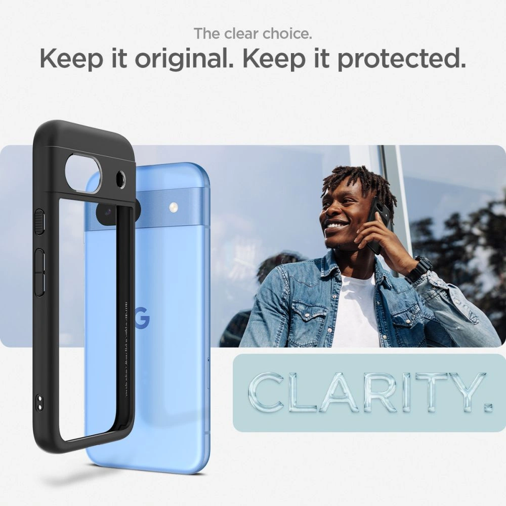 Hurtownia GSM - Case Spigen Ultra Hybrid Google Pixel 8a Matt Schwarz - SPN3400 - {ean13} - Hurt