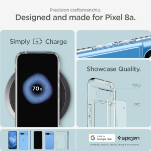 Hurtownia GSM - Etui Spigen Ultra Hybrid Google Pixel 8a Crystal Clear - SPN3401 - {ean13} - Hurt