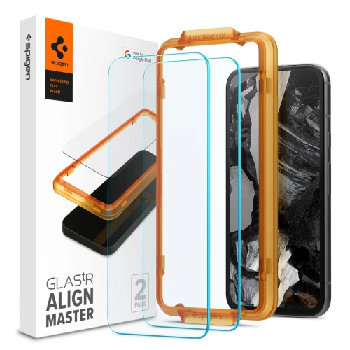 Hurtownia Spigen - 8809971223775 - SPN3403 - Szkło hartowane Spigen GLAS.tR AlignMaster Google Pixel 8a Clear [2 PACK] - B2B homescreen