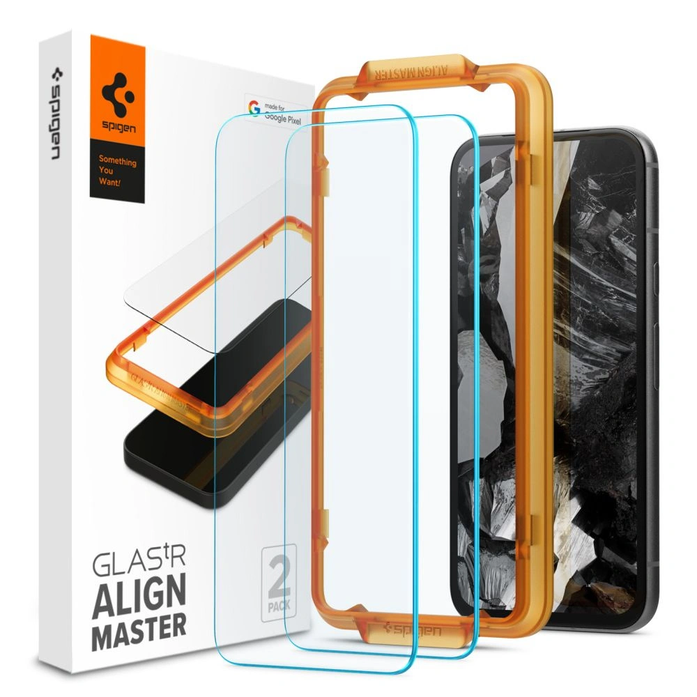 Hurtownia GSM - Gehärtetes Glas Spigen GLAS.tR AlignMaster Google Pixel 8a Clear [2 PACK] - SPN3403 - {ean13} - Hurt