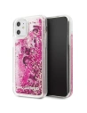 Karl Lagerfeld KLHCN61ROPI iPhone 11 rosa-gold/hardcase Glitter