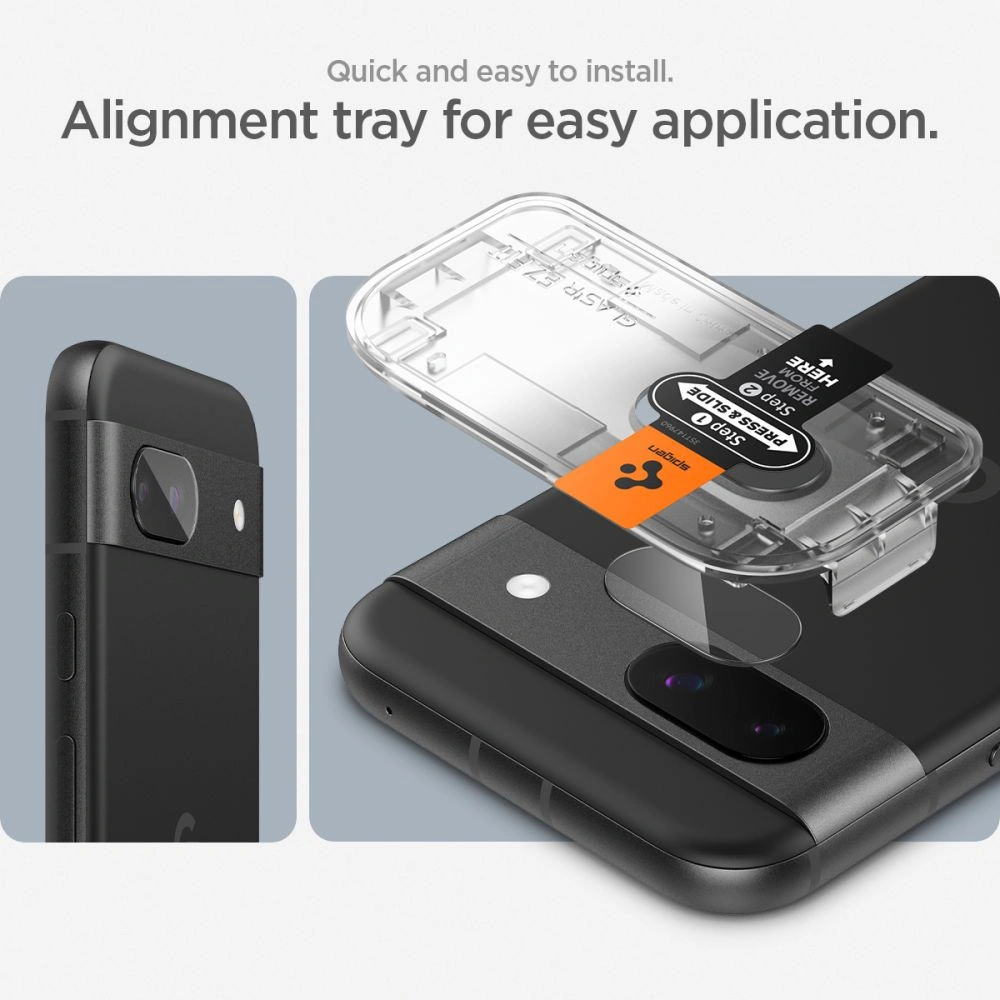 Hurtownia GSM - Tvrzené sklo na přístroj Spigen Optik.tr ez Fit Camera Protector Google Pixel 8a Clear [2 PACK] - SPN3404 - {ean13} - Hurt
