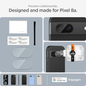 Hurtownia GSM - Tvrzené sklo na přístroj Spigen Optik.tr ez Fit Camera Protector Google Pixel 8a Clear [2 PACK] - SPN3404 - {ean13} - Hurt