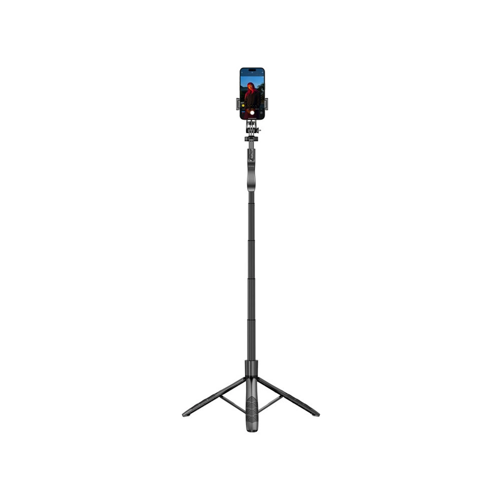 Hurtownia GSM - Selfie bot Crong SelfieGo Ultra Bluetooth állvány (fekete) - CRG727 - {ean13} - Hurt