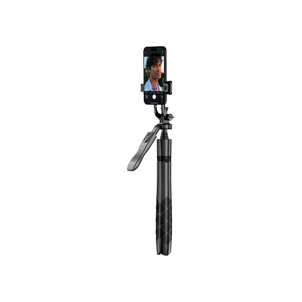Hurtownia GSM - Selfie bot Crong SelfieGo Ultra Bluetooth állvány (fekete) - CRG727 - {ean13} - Hurt