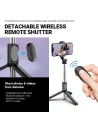 Hurtownia GSM - Selfie stick Crong SelfieGo Lite Bluetooth tripod (czarny) - CRG728 - {ean13} - Hurt