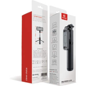 Hurtownia GSM - Selfie bot Crong SelfieGo Lite Bluetooth állvány (fekete) - CRG728 - {ean13} - Hurt