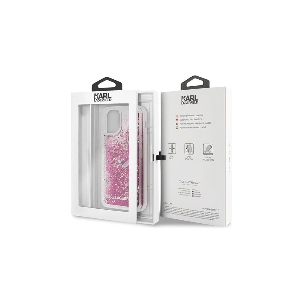 Hurtownia GSM - Karl Lagerfeld KLHCN61ROPI iPhone 11 różowo-złoty/rosegold hard case Glitter - KLD154RS - {ean13} - Hurt