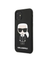 Hurtownia GSM - Karl Lagerfeld KLHCN61SLFKBK iPhone 11 hardcase czarny/black Silicone Iconic - KLD155BLK - {ean13} - Hurt