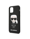 Hurtownia GSM - Karl Lagerfeld KLHCN61SLFKBK iPhone 11 hardcase czarny/black Silicone Iconic - KLD155BLK - {ean13} - Hurt