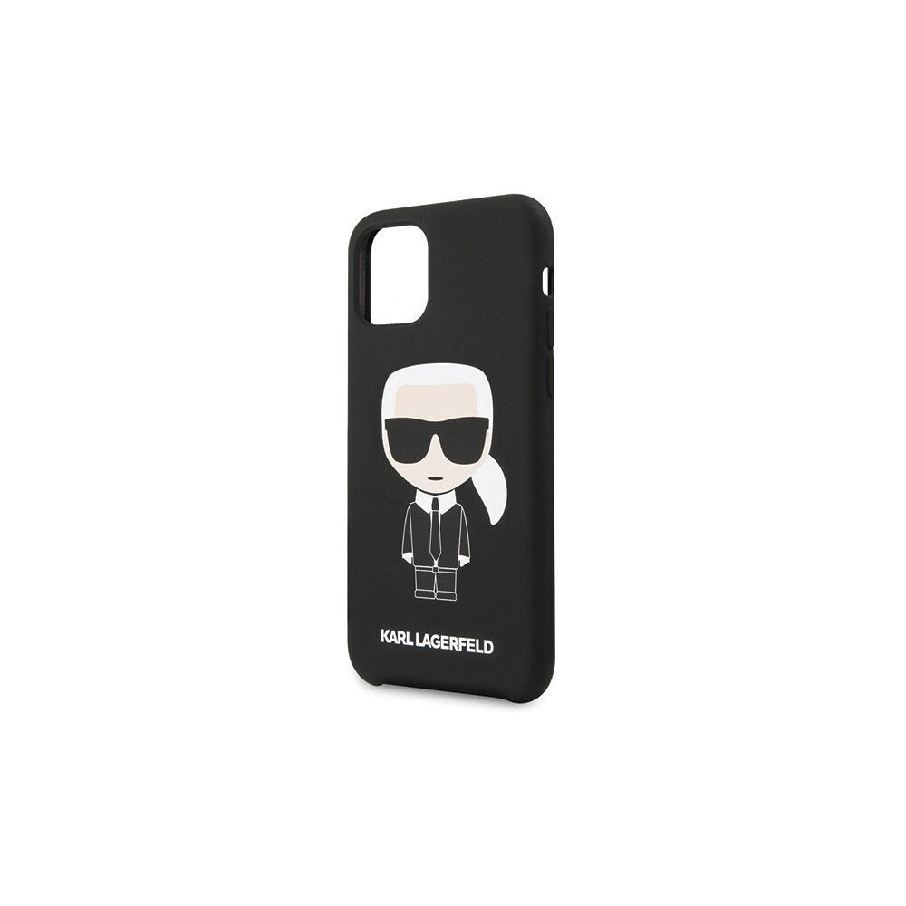 Hurtownia GSM - Karl Lagerfeld KLHCN61SLFKBK iPhone 11 hardcase czarny/black Silicone Iconic - KLD155BLK - {ean13} - Hurt