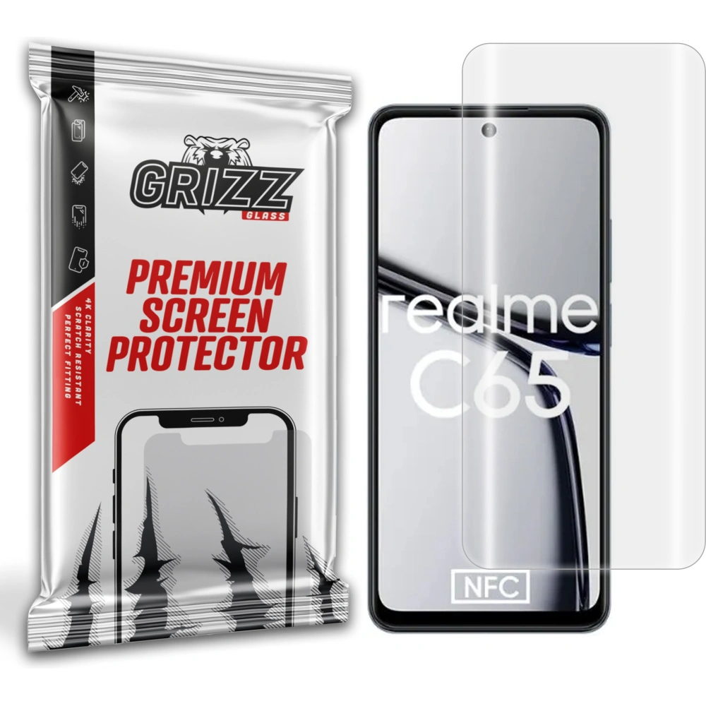 Hurtownia GSM - Hydrogel-Folie GrizzGlass Hydrofilm für Realme C65 - GRZ9556 - {ean13} - Hurt