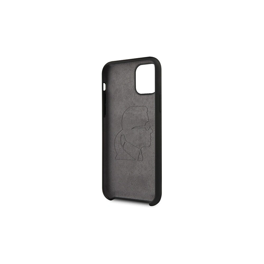 Hurtownia GSM - Karl Lagerfeld KLHCN61SLFKBK iPhone 11 hardcase czarny/black Silicone Iconic - KLD155BLK - {ean13} - Hurt