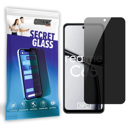 Matowe szkło prywatyzujące GrizzGlass SecretGlass do Realme C65
