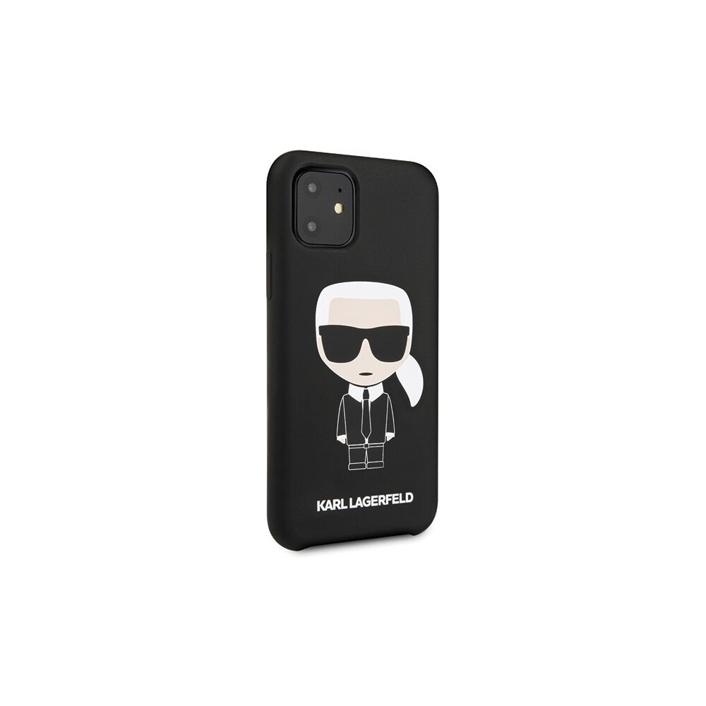 Hurtownia GSM - Karl Lagerfeld KLHCN61SLFKBK iPhone 11 hardcase czarny/black Silicone Iconic - KLD155BLK - {ean13} - Hurt