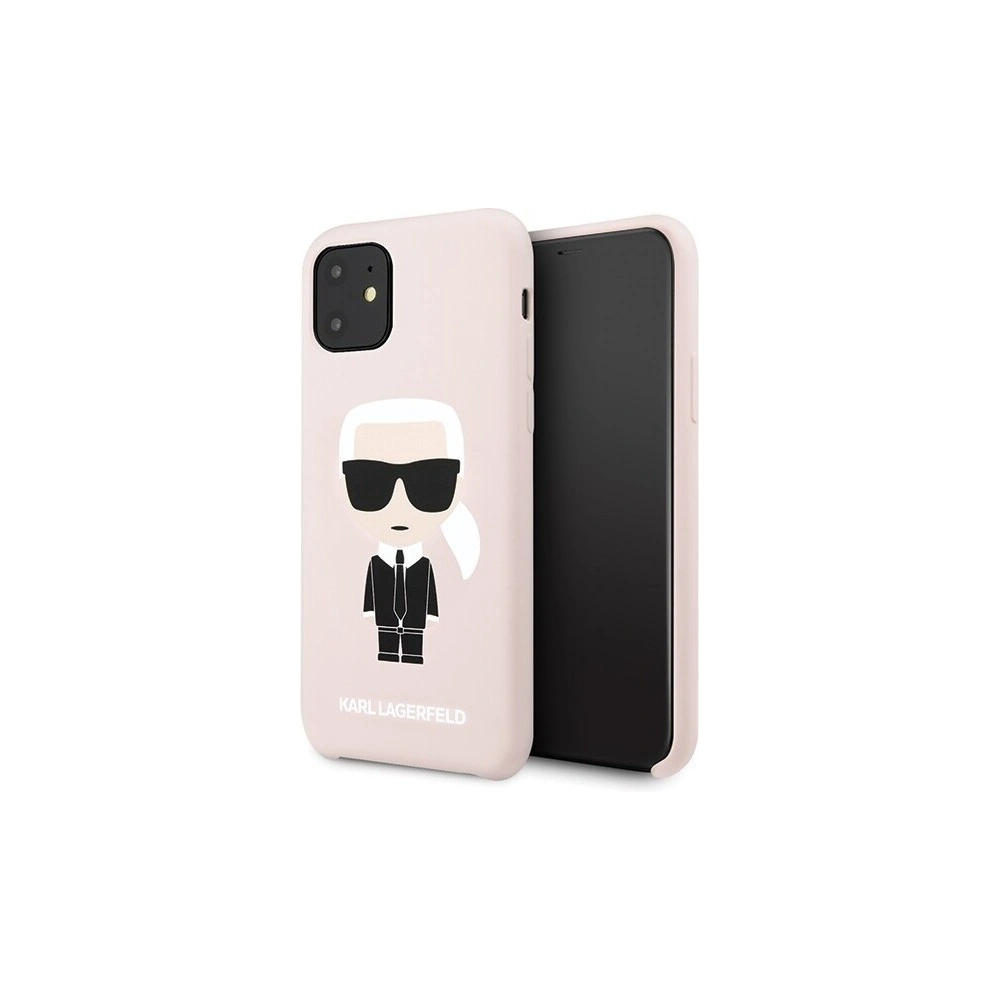 Hurtownia GSM - Karl Lagerfeld KLHCN61SLFKPI iPhone 11 hardcase jasnoróżowy/light pink Silicone Iconic - KLD156PNK - {ean13} - Hurt