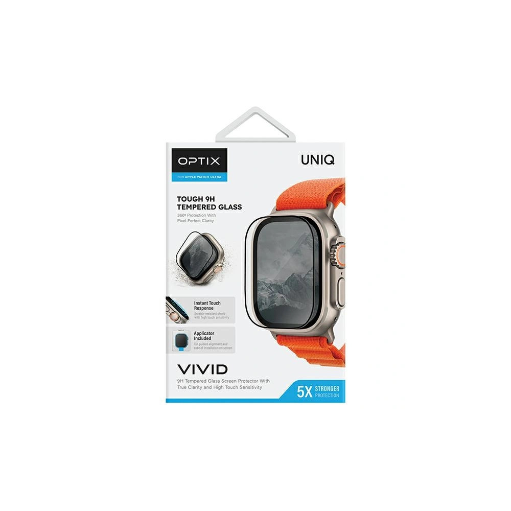 Wholesale UNIQ Optix Vivid tempered glass Apple Watch Ultra 49mm clear - UNIQ1142 - {ean13} - Hurt