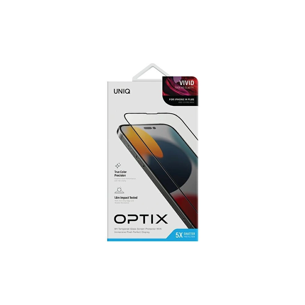 Hurtownia GSM - Tvrzené sklo UNIQ Optix Vivid Apple iPhone 14 Plus čiré - UNIQ1144 - {ean13} - Hurt