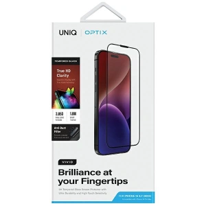 Szkło hartowane UNIQ Optix Vivid Apple iPhone 15 Plus clear