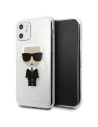 Karl Lagerfeld KLHCN61TPUTRIKSL iPhone 11 srebrny/silver Glitter Ikonik Karl