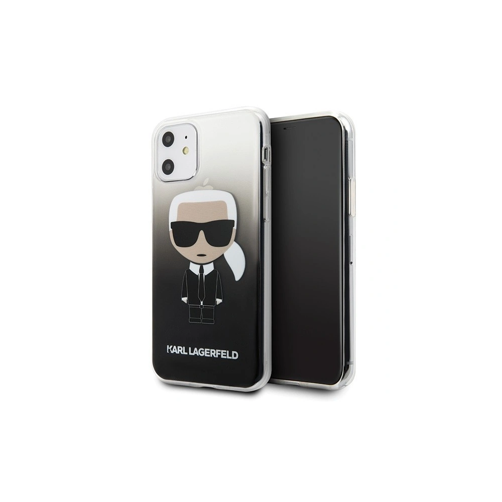 Hurtownia GSM - Karl Lagerfeld KLHCN61TRDFKBK iPhone 11 czarny/black Gradient Ikonik Karl - KLD158BLK - {ean13} - Hurt