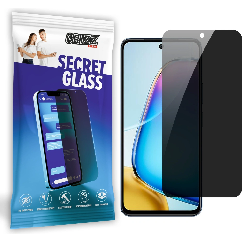 Matowe szkło prywatyzujące GrizzGlass SecretGlass do Vivo Y200i