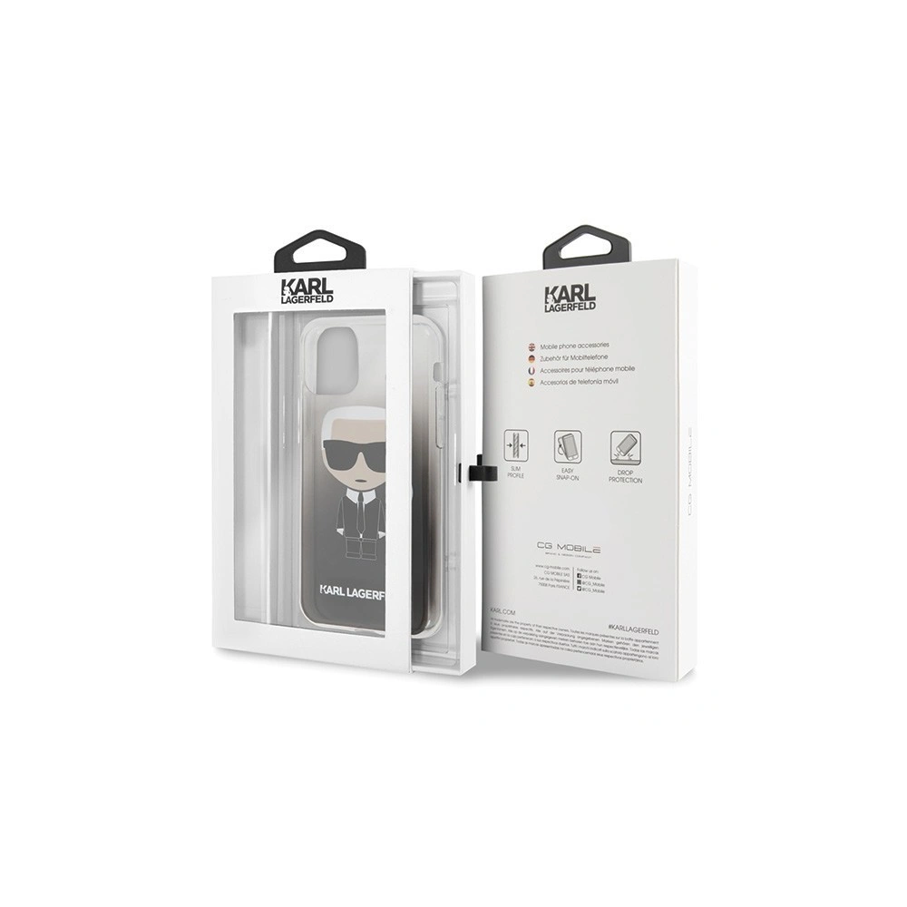 Hurtownia GSM - Karl Lagerfeld KLHCN61TRDFKBK iPhone 11 czarny/black Gradient Ikonik Karl - KLD158BLK - {ean13} - Hurt