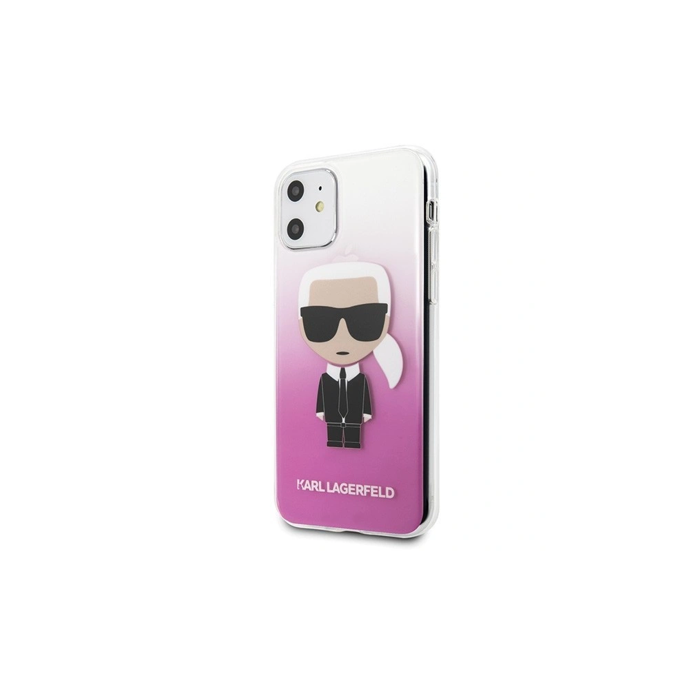 Wholesale Karl Lagerfeld KLHCN61TRDFKPI iPhone 11 pink Gradient Ikonik Karl - KLD159PNK - {ean13} - Hurt
