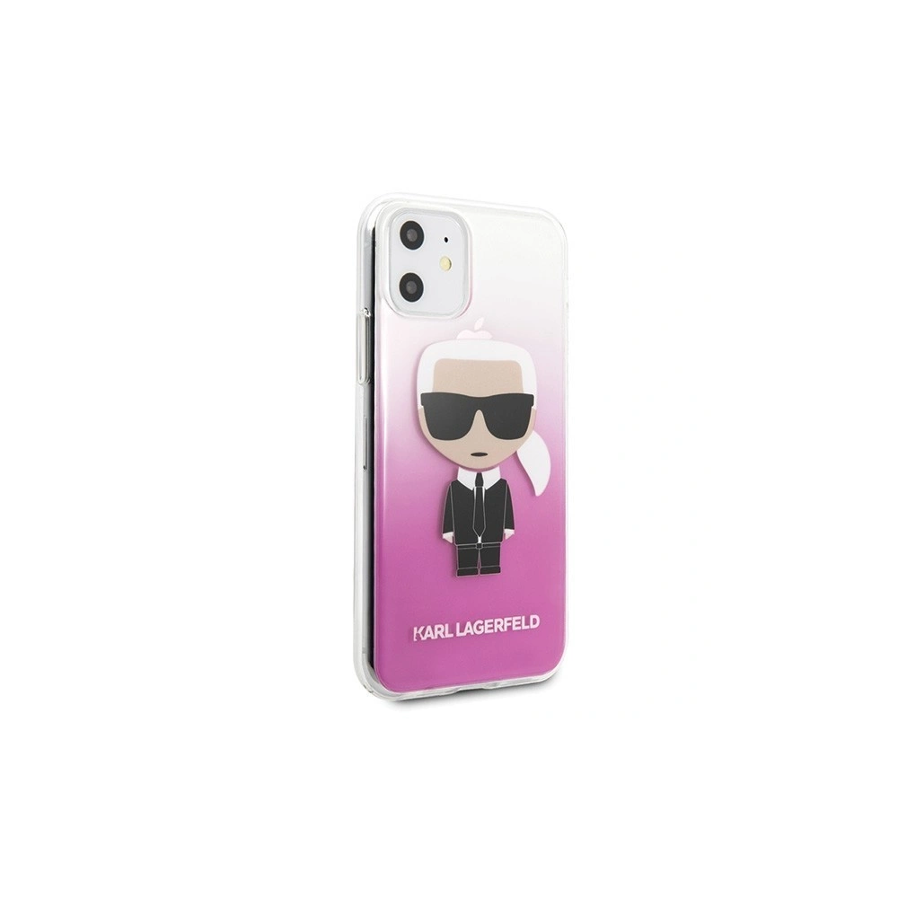 Wholesale Karl Lagerfeld KLHCN61TRDFKPI iPhone 11 pink Gradient Ikonik Karl - KLD159PNK - {ean13} - Hurt