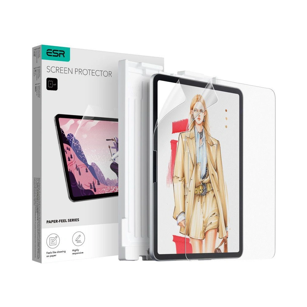 Wholesale ESR Paper Feel Apple iPad Pro 13" 2024 (7 gen) Matte Clear [2 PACK] - ESR792 - {ean13} - Hurt