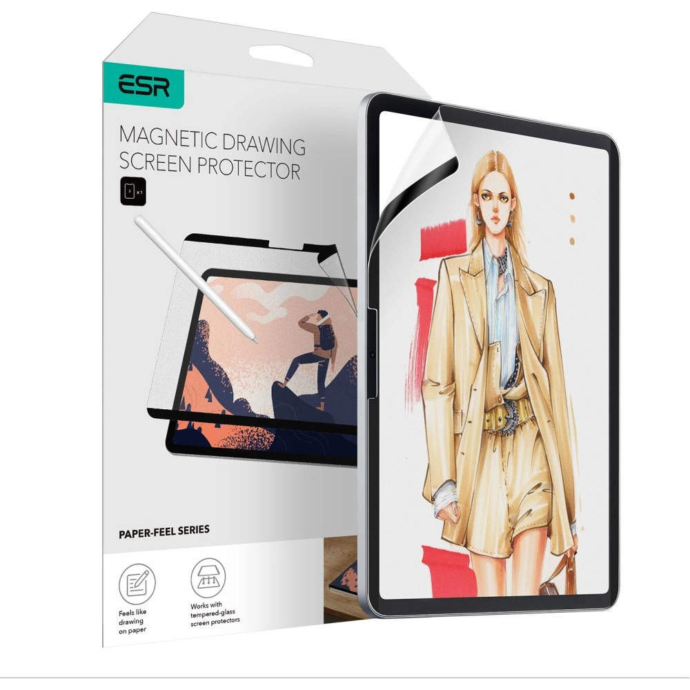 Hurtownia GSM - Folia ESR Paper Feel Magnetic Apple iPad Pro 11" 2024 (5. generace) Matný Průhledný - ESR795 - {ean13} - Hurt