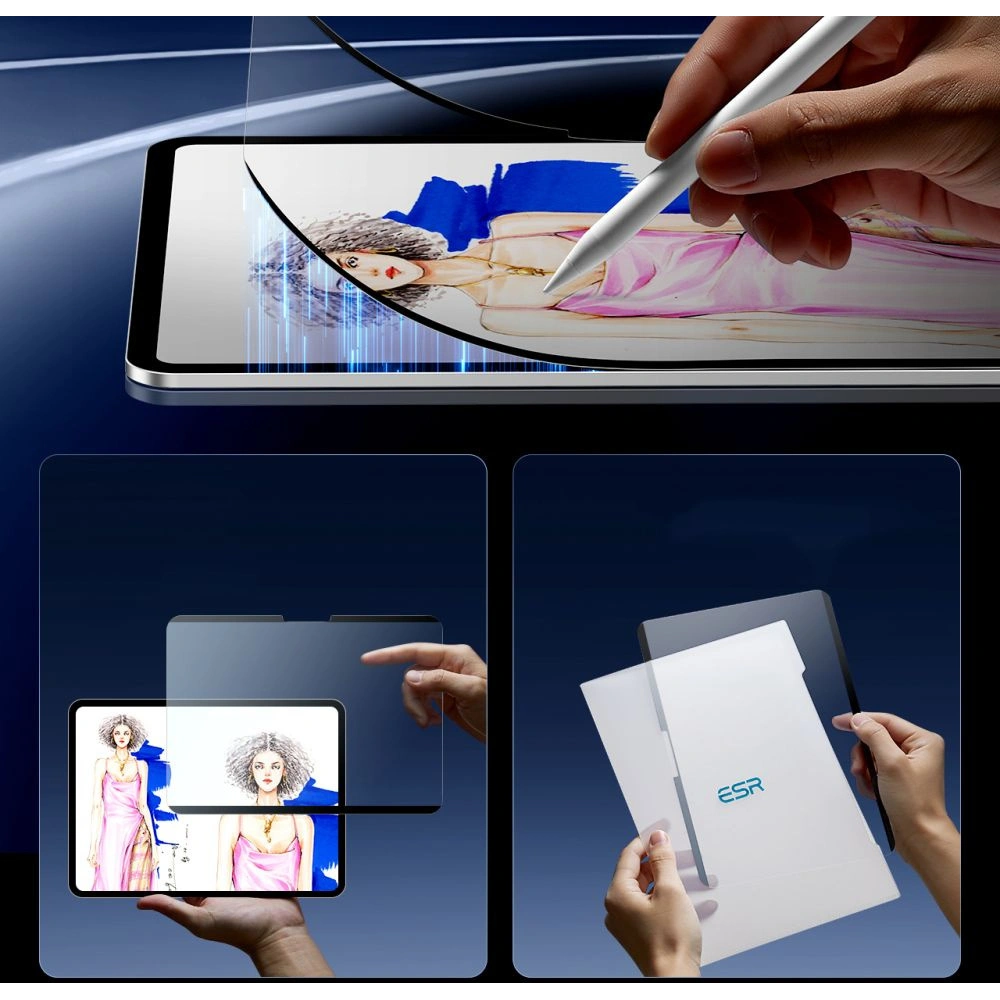 Hurtownia GSM - Folia ESR Paper Feel Magnetic Apple iPad Pro 11" 2024 (5. generacji) Matte Clear - ESR795 - {ean13} - Hurt
