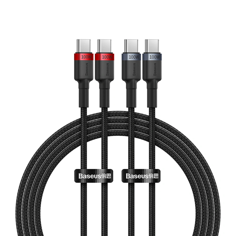 Hurtownia GSM - Kabel Baseus Cafule USB-C / USB-C 100W 2m [2 PACK] - BSU4886 - {ean13} - Hurt