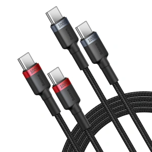 Wholesale Baseus Cafule cable USB-C / USB-C 100W 2m [2 PACK] - BSU4886 - {ean13} - Hurt