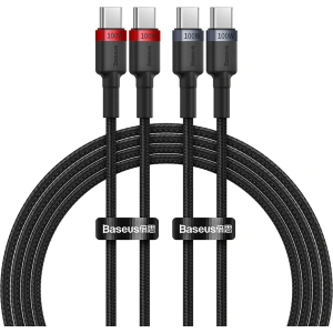 Hurtownia GSM - Kabel Baseus Cafule USB-C / USB-C 100W 1m [2 PACK] - BSU4887 - {ean13} - Hurt