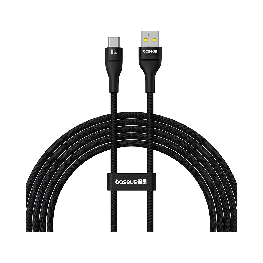 Hurtownia GSM - Kabel Baseus Flash 2 USB-A / USB-C 100W 2m černý - BSU4888 - {ean13} - Hurt