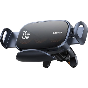 Hurtownia GSM - Upevnění do auta na mřížku s bezdrátovou nabíječkou Baseus LightChaser BS-CM029 15W černé - BSU4889 - {ean13} - Hurt