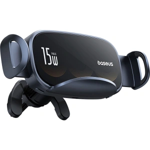 Hurtownia GSM - Autós tartó rácsra indukciós töltővel Baseus LightChaser BS-CM029 15W fekete - BSU4889 - {ean13} - Hurt
