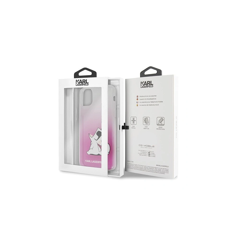 Hurtownia GSM - Karl Lagerfeld KLHCN65CFNRCPI iPhone 11 Pro Max hardcase różowy/pink Choupette Fun - KLD164PNK - {ean13} - Hurt