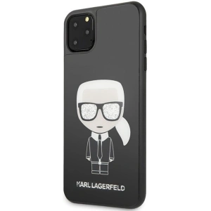 Karl Lagerfeld KLHCN65DLFKBK iPhone 11 Pro Max czarny/black hard case Iconic Karl Glitter