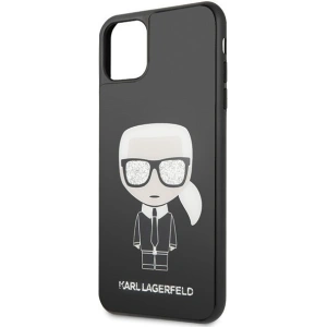 Karl Lagerfeld KLHCN65DLFKBK iPhone 11 Pro Max czarny/black hard case Iconic Karl Glitter