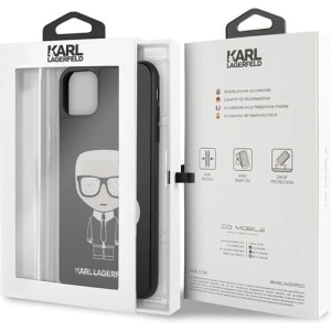 Karl Lagerfeld KLHCN65DLFKBK iPhone 11 Pro Max czarny/black hard case Iconic Karl Glitter
