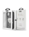 Wholesale Karl Lagerfeld KLHCN65DLFKBK iPhone 11 Pro Max black hard case Iconic Karl Glitter - KLD165BLK - {ean13} - Hurt